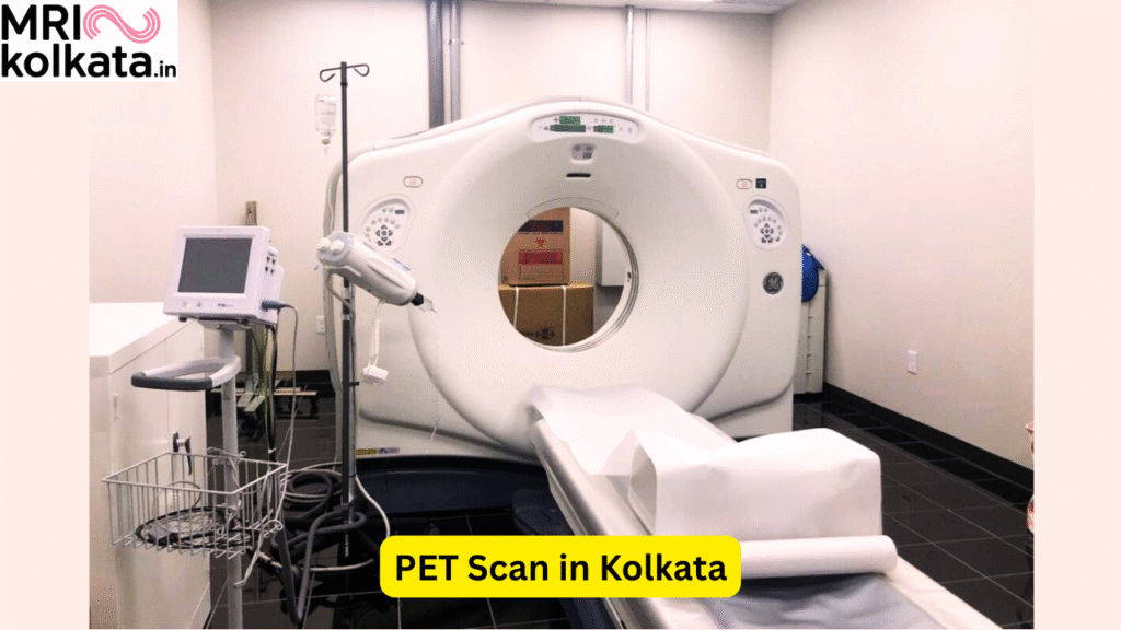 PET Scan in Kolkata – advanced imaging machine at a diagnostic center used for accurate cancer and brain disease detection.